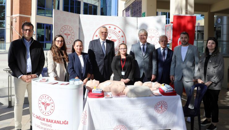 HAYAT KURTARAN CİHAZ, ÇERKEZKÖY’DE TANITILDI
