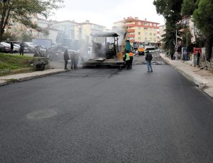 NAZAN SOKAK’TA ASFALT ÇALIŞMASI YAPILDI