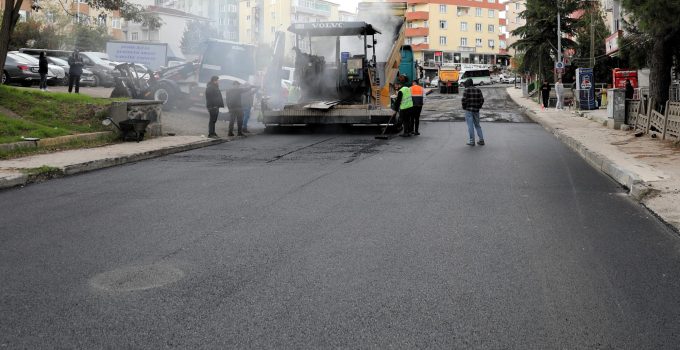 NAZAN SOKAK’TA ASFALT ÇALIŞMASI YAPILDI