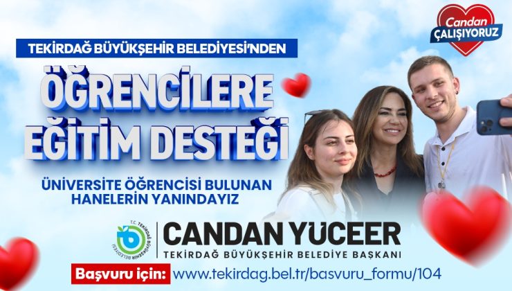 ÜNİVERSİTE ÖĞRENCİLERİNİN BULUNDUĞU HANELERE 18 BİN TL DESTEK