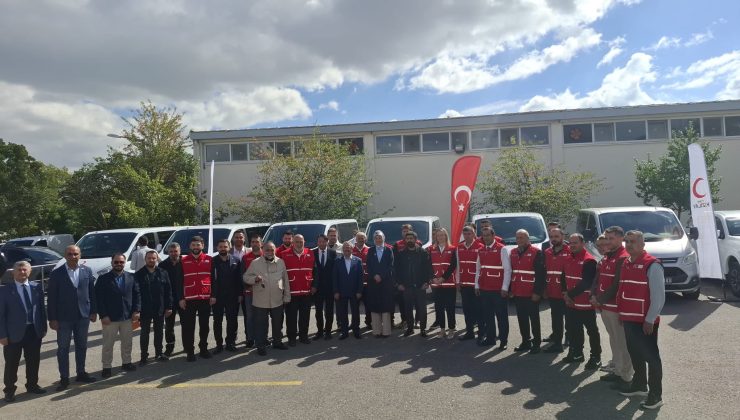 KIZILAY ÇERKEZKÖY ŞUBESİNE YENİ HİZMET ARACI