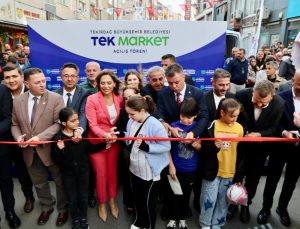 BÜYÜKŞEHİR’DEN ÇORLU’YA İKİ TEK MARKET BİRDEN