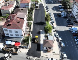 ÇERKEZKÖY BELEDİYESİ’NİN YOL ÇALIŞMALARI SÜRÜYOR