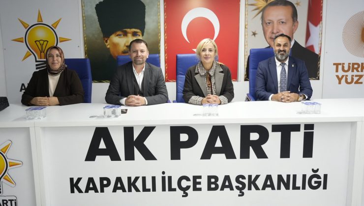 AK PARTİ’DEN KAPAKLI’DA YOĞUN MESAİ
