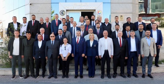 ÇERKEZKÖY TSO’DA İKİNCİ AHMET ÇETİN DÖNEMİ RESMEN BAŞLADI