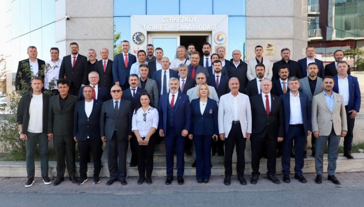ÇERKEZKÖY TSO’DA İKİNCİ AHMET ÇETİN DÖNEMİ RESMEN BAŞLADI