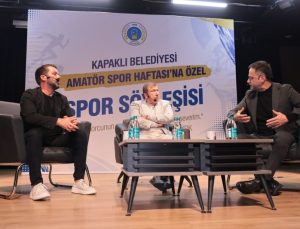 TANJU ÇOLAK VE FIRAT AYDINUS KAPAKLILI SPORSEVERLERLE BULUŞTU